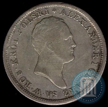 Фото 2 злотых 1824 года IB 