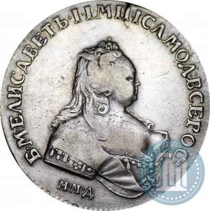 Picture 1 rouble 1742 year ММД 