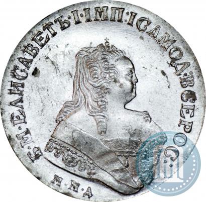 Picture 1 rouble 1749 year ММД 