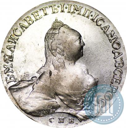 Picture 1 rouble 1758 year СПБ-НК 