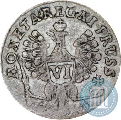 Picture 6 groszy 1761 year  