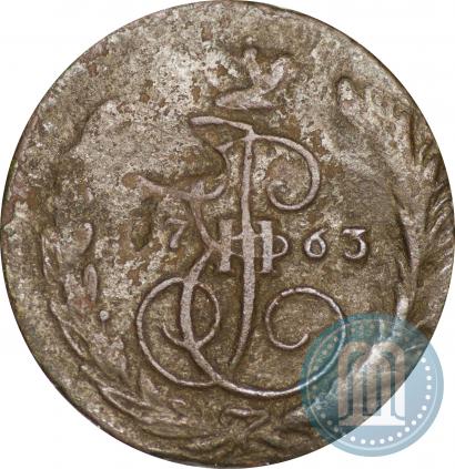 Picture 1 kopeck 1763 year ЕМ 