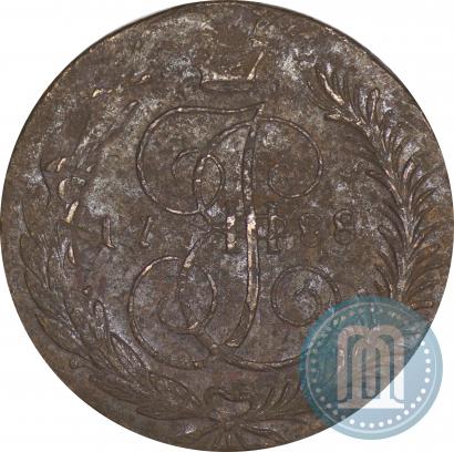 Фото 5 копеек 1788 года ММ 
