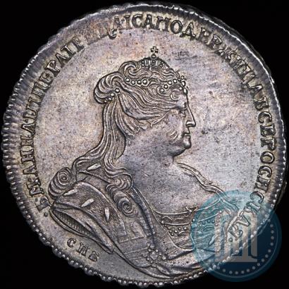 Picture 1 rouble 1738 year СПБ "Petersburg type"