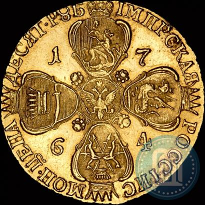 Picture 10 roubles 1764 year СПБ 