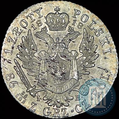 Picture 1 złoty 1818 year IB 