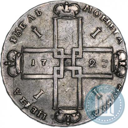 Фото 1 рубль 1723 года OK "Портрет в горностаевой мантии"