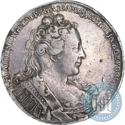 Фото 1 рубль 1730 года  