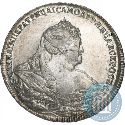 Фото 1 рубль 1740 года  "Московский тип"