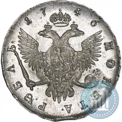 Picture 1 rouble 1746 year СПБ 