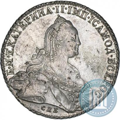 Фото 1 рубль 1776 года СПБ-ЯЧ 