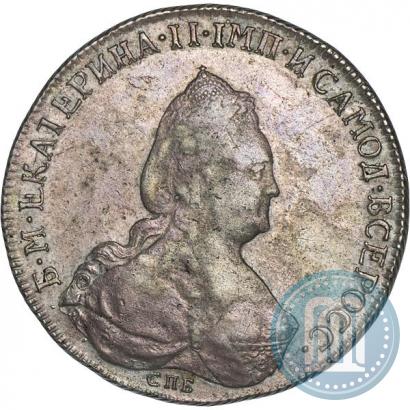 Фото 1 рубль 1795 года СПБ-АК 