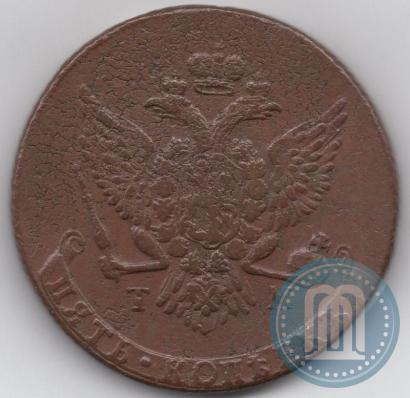 Фото 5 копеек 1787 года ТМ 