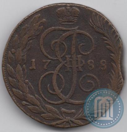 Picture 5 kopecks 1788 year ТМ 