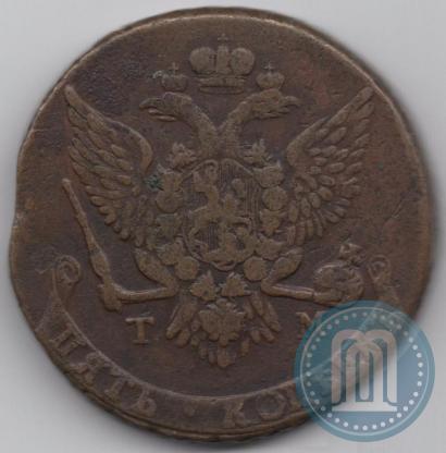 Picture 5 kopecks 1788 year ТМ 
