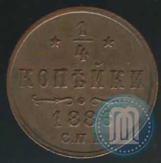 Фото 1/4 копейки 1886 года СПБ 