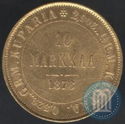 Picture 10 markkaa 1878 year S 