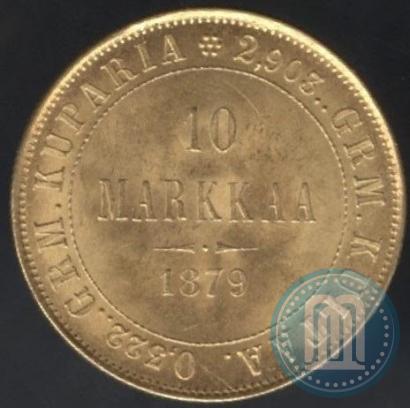 Picture 10 markkaa 1879 year S 