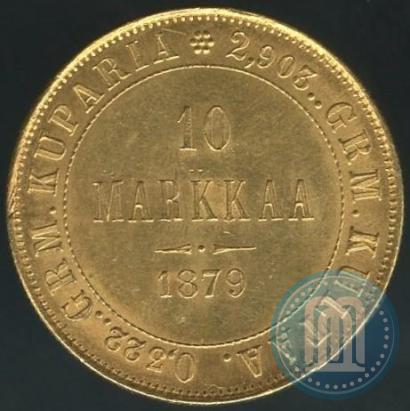 Picture 10 markkaa 1879 year S 