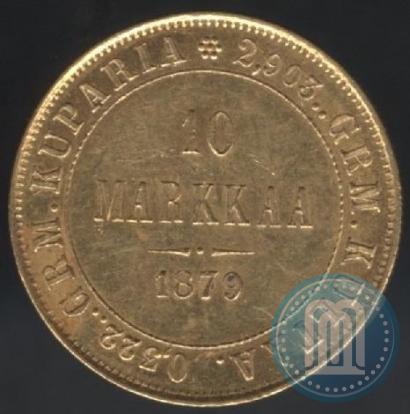 Picture 10 markkaa 1879 year S 