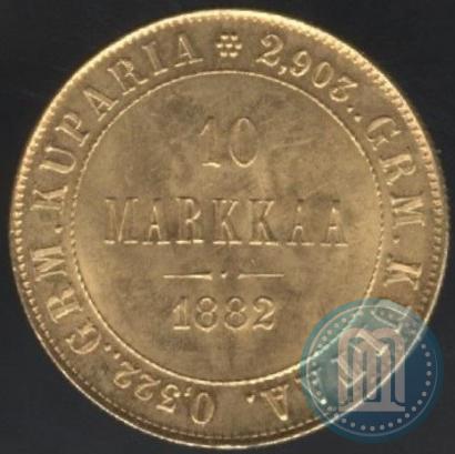 Фото 10 марок 1882 года S 