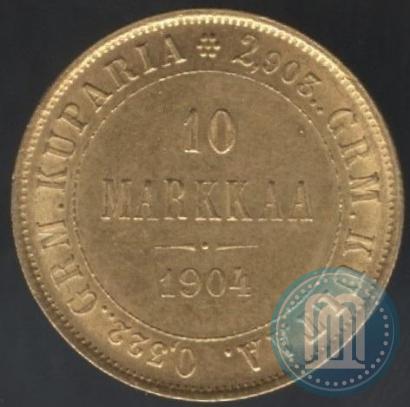 Picture 10 markkaa 1904 year L 
