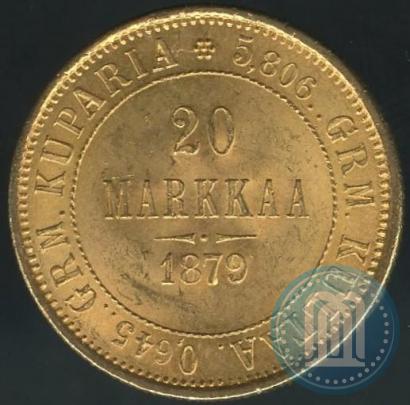 Picture 20 markkaa 1879 year S 