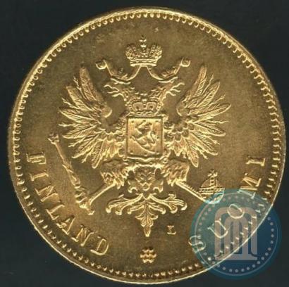 Picture 20 markkaa 1891 year L 