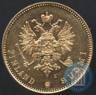 Picture 20 markkaa 1891 year L 