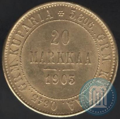 Picture 20 markkaa 1903 year L 