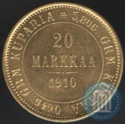 Picture 20 markkaa 1910 year L 