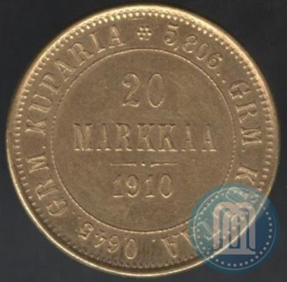 Picture 20 markkaa 1910 year L 