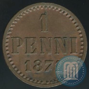 Фото 1 пенни 1871 года  