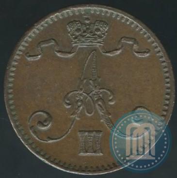 Picture 1 penni 1881 year  