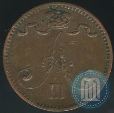 Фото 1 пенни 1882 года  