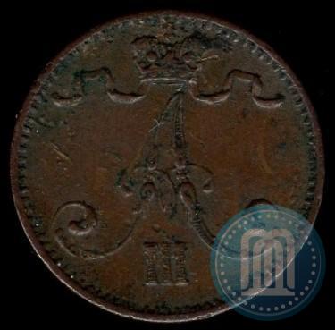 Фото 1 пенни 1882 года  
