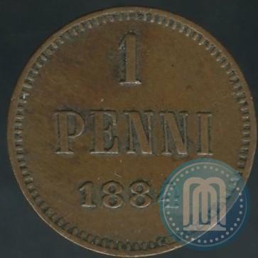 Picture 1 penni 1884 year  