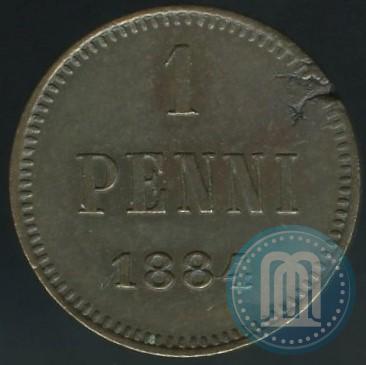 Picture 1 penni 1884 year  