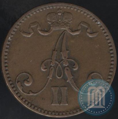 Фото 5 пенни 1870 года  