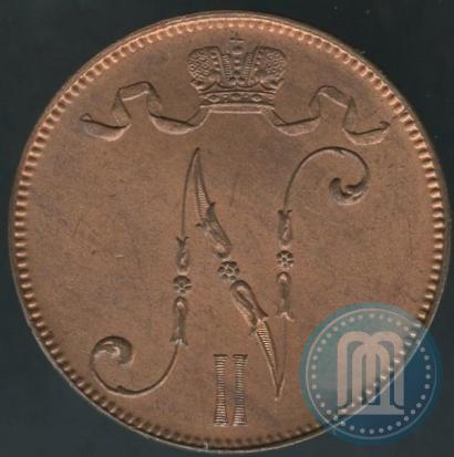 Фото 5 пенни 1901 года  