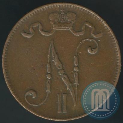 Фото 5 пенни 1910 года  