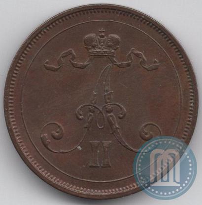 Picture 10 pennia 1876 year  