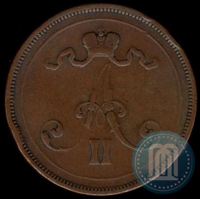 Picture 10 pennia 1876 year  