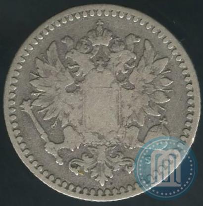 Фото 50 пенни 1868 года S 