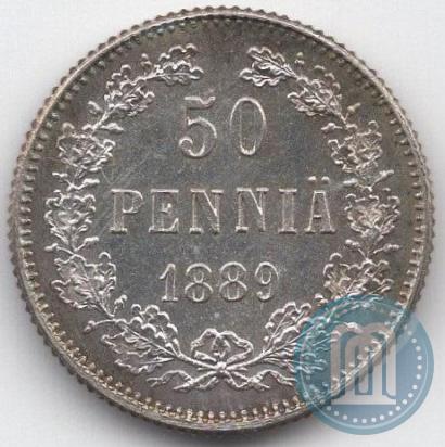 Фото 50 пенни 1889 года L 