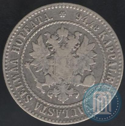 Picture 1 markka 1864 year S 