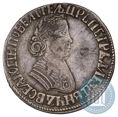 Фото Полтина 1705 года  "Портрет работы Ф. Алексеева"