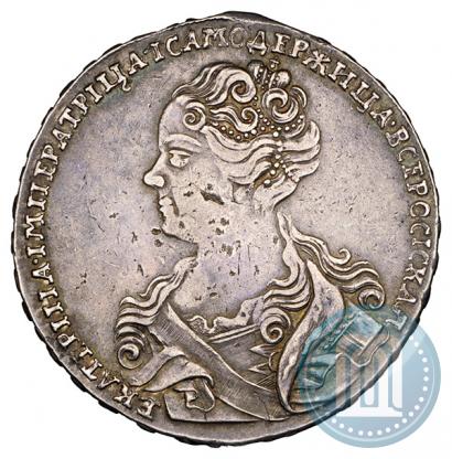 Picture 1 rouble 1726 year  "Moscow type, portrait turned to the left"