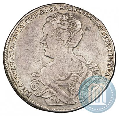 Picture Poltina 1726 year СПБ "Petersburg type, portrait turned to the left"