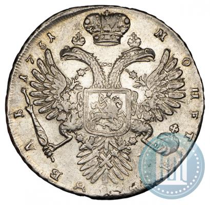 Picture 1 rouble 1731 year  